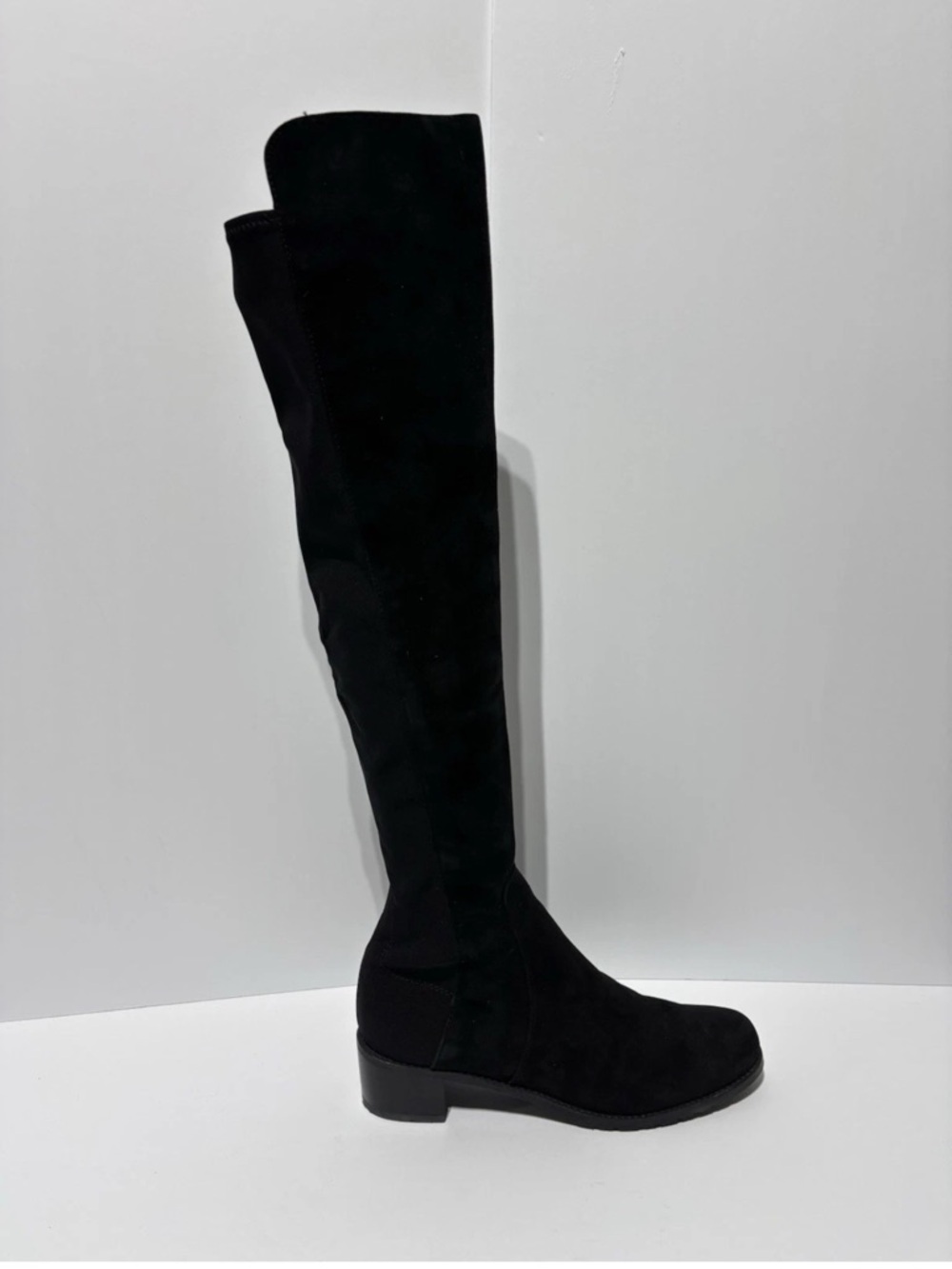 Stuart Weitzman Women’s Reserve Black Suede Over The Knee Boots, Size 8.5 N